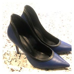 Blue and black, Rock n Republic 4” high heels.